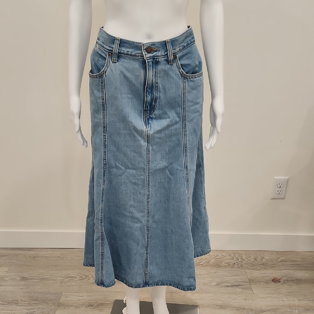 Levi's Light Blue Denim Skirt